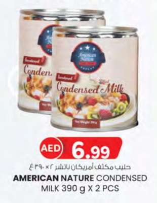 AMERICAN NATURE CONDENSED MILK 390 g X 2 PCS